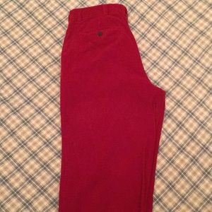 Classic Chaps Cranberry corduroys men’s